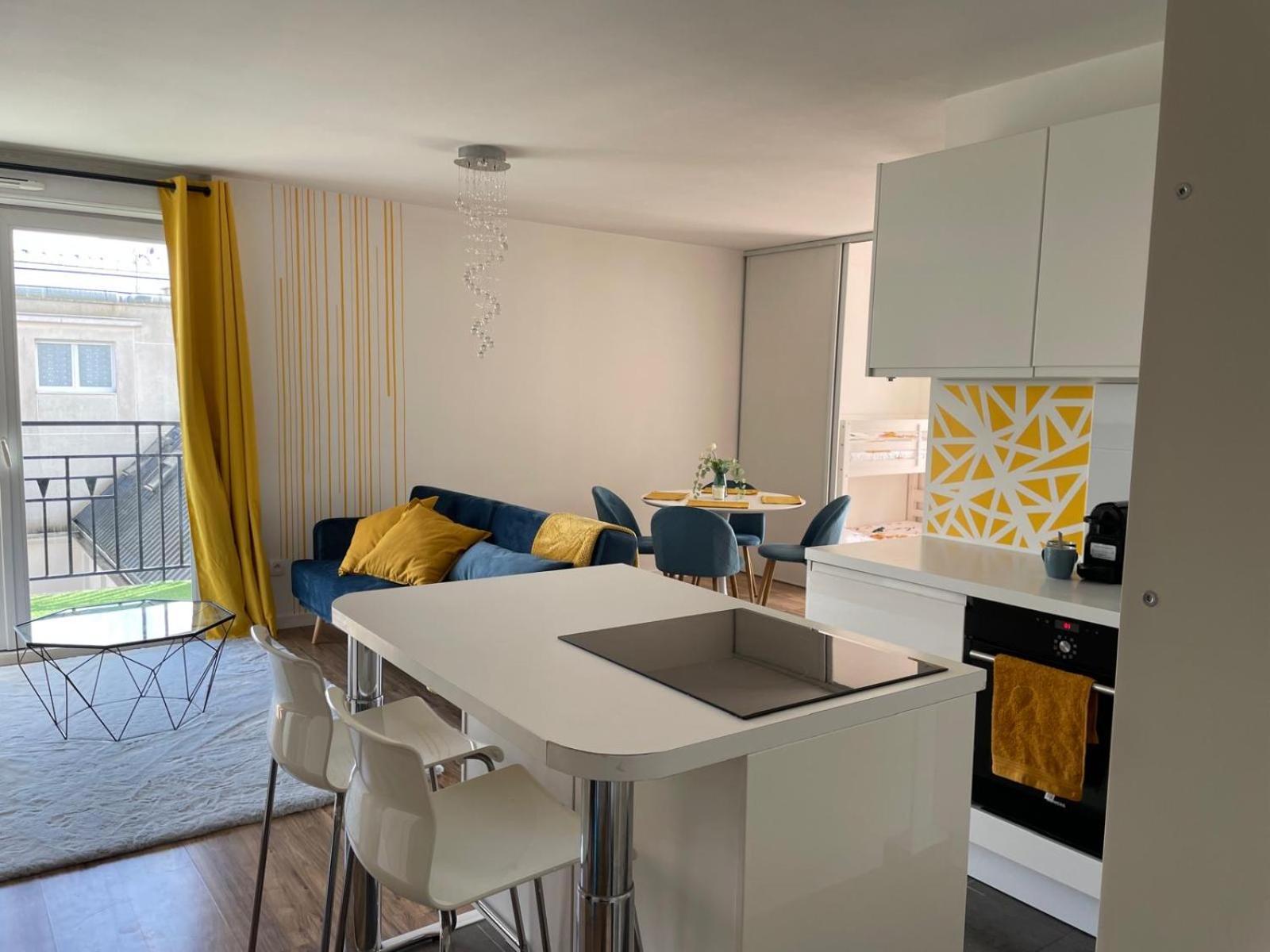Appartement 3P Gare Terrasse Et Parking Prive Franconville  Zewnętrze zdjęcie